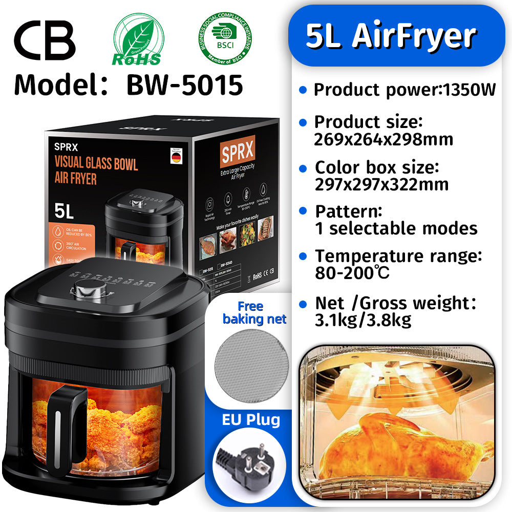 Air Fryer Household Flip-Free Airfryer
