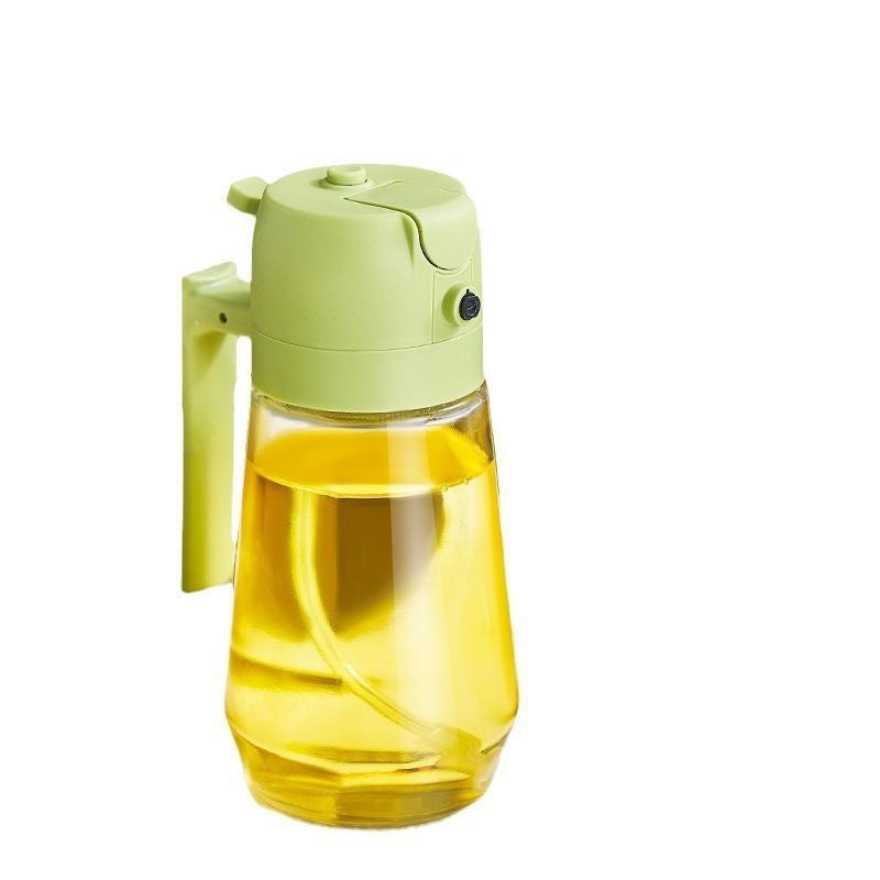 Sprinkler Kitchen Household Spray Pour Dual-purpose Oil Sprinkler Air Fryer Atomized Oil Spray Bottle Glass Leak-proof Oil Tank Pot